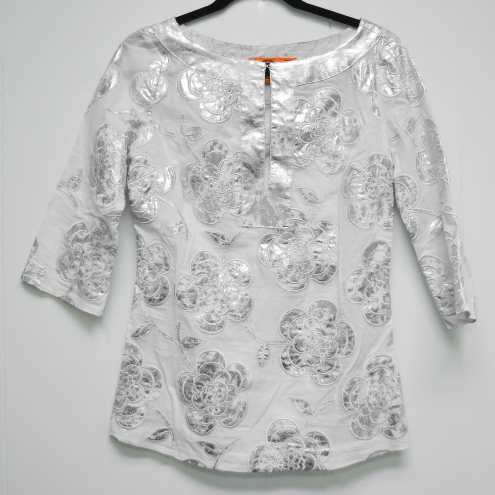 Tory Burch Metallic Tunic